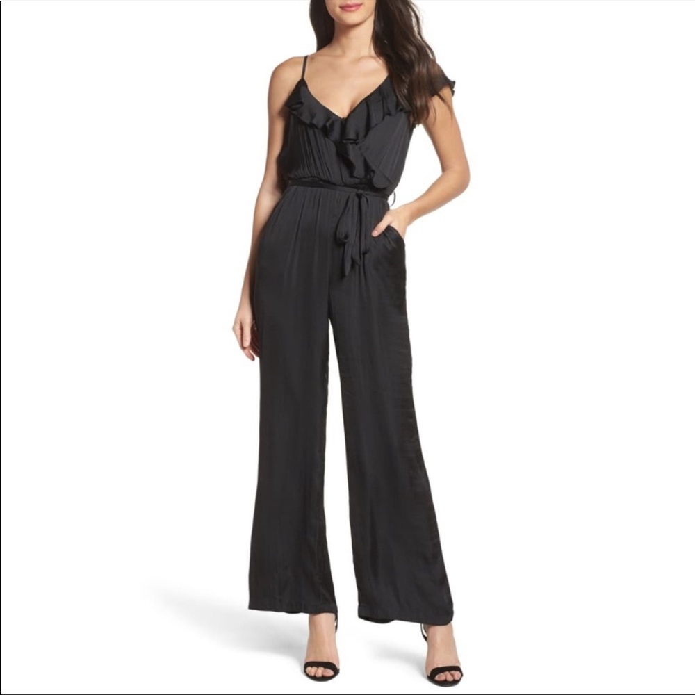 Bardot Milly Jumpsuit in Black